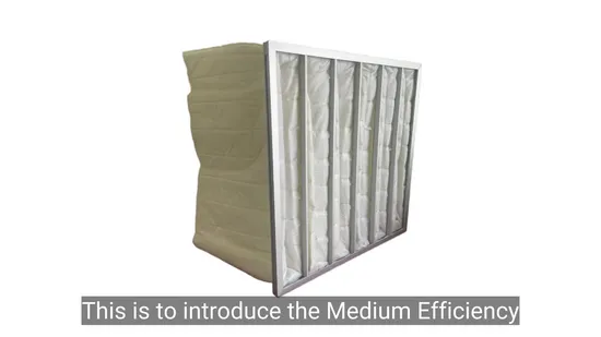 2.1 Durable Medium Efficiency Bag Air Filter for Superior Air Quality